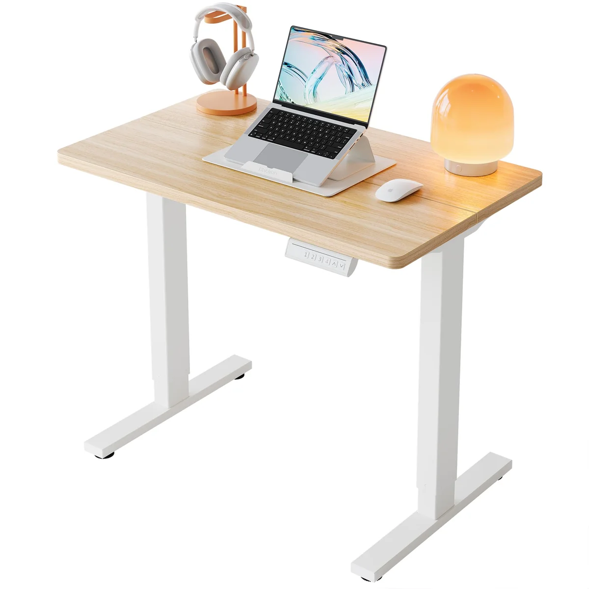 HUANUO 32" Small Electric Standing Desk Adjustable Height